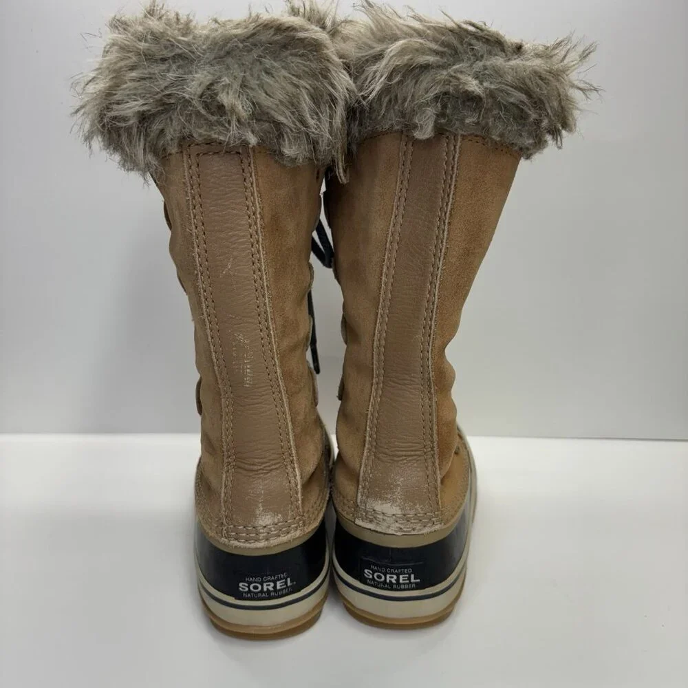 SOREL Joan of Artic Snow‎ Winter Boots Waterproof Insulated Lace Up Women Sz 7 - Picture 8 of 14